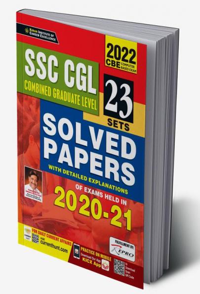 SSC CGL Solved Papers 2020 to 2021 - 23 SETS