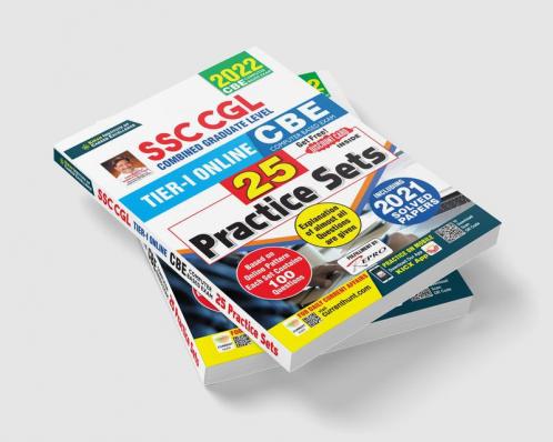 SSC CGL Tier-I Online CBE 25 Practice Sets Including 2021 Solved Papers