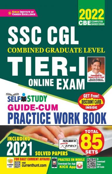 SSC CGL Tier-I Online Exam Practice Work Book