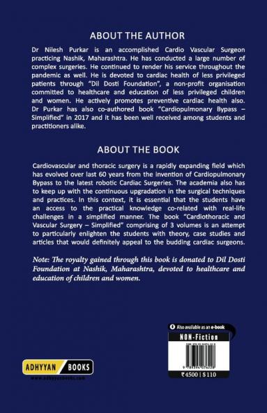 Cardiothoracic and Vascular Surgery - Simplified Volume I Volume II Volume III