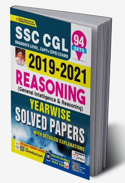 SSC CGL 2019 to 2021 Reasoning (General Intelligence & Reasoning) Tier- I & Tier- II Yearwise Solved Papers
