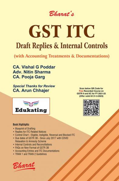 GST ITC Draft Replies & Internal Controls