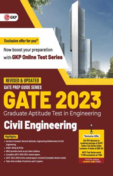 GATE 2023 : Civil Engineering - Guide by GKP