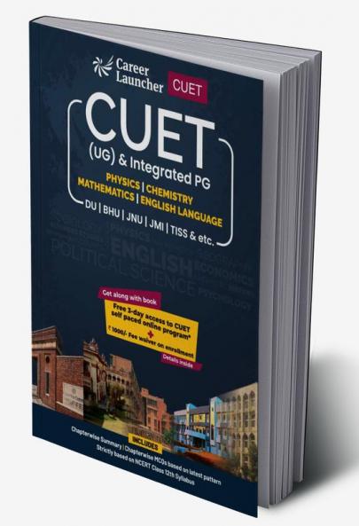 CUET 2022 : Physics Chemistry Mathematics and English - Guide