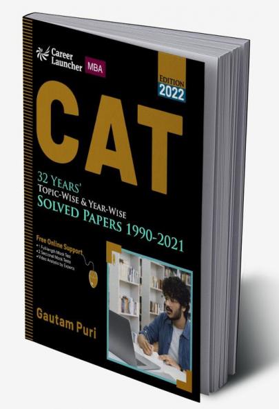 CAT 2022 : 32 Years' Topic-Wise & Year-Wise Solved Papers 1990-2021 by GKP