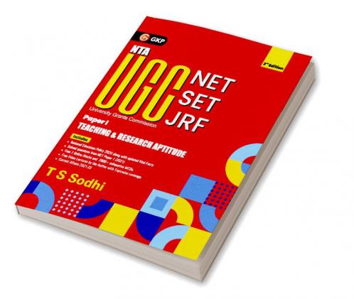 NTA UGC (NET/SET/JRF ) 2022 Paper I - Teaching & Research Aptitude 3ed by T.S. Sodhi