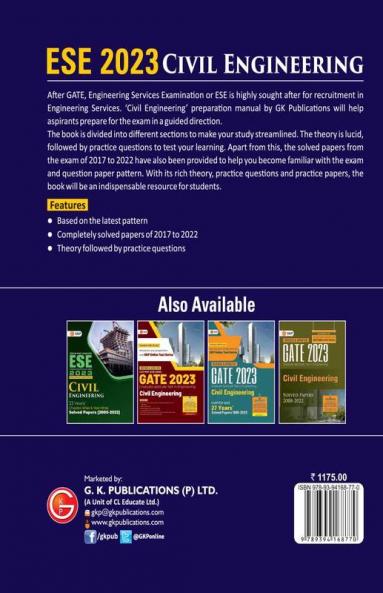 UPSC ESE 2023 : Civil Engineering - Guide