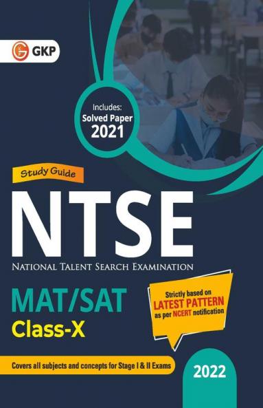 NTSE 2021-22 : Class 10th (MAT + SAT) - Guide