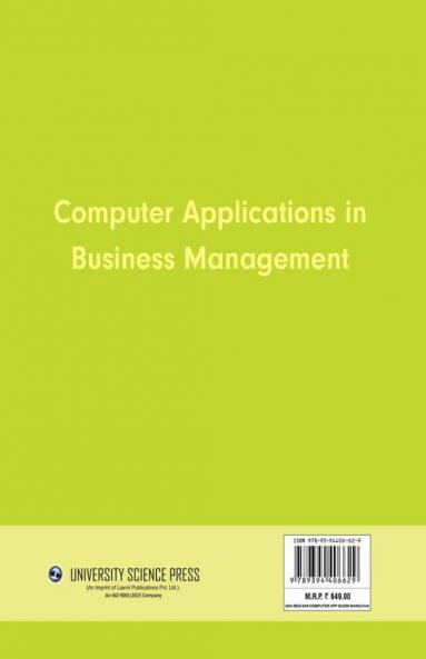 Computer Applications in Business Management