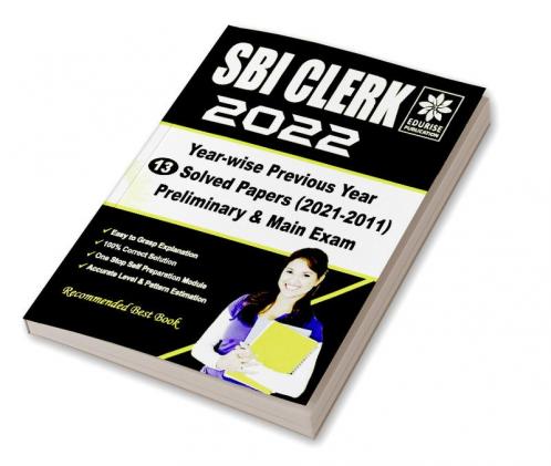 SBI Clerk 2022 Year wise 13 Previous Year Solved Papers (2021-2011) Pre & Main Exam