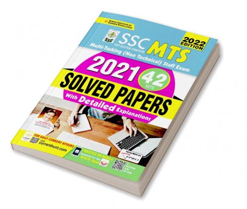 SSC MTS Multi-tasking (Non Technical) Staff Exam-2021 Solved Papers with Detailed Explanations (42 Sets)