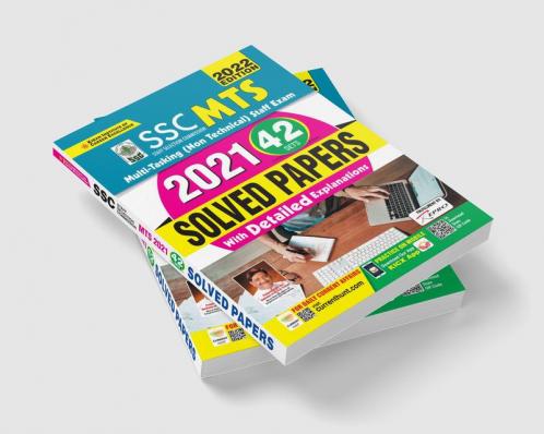 SSC MTS Multi-tasking (Non Technical) Staff Exam-2021 Solved Papers with Detailed Explanations (42 Sets)