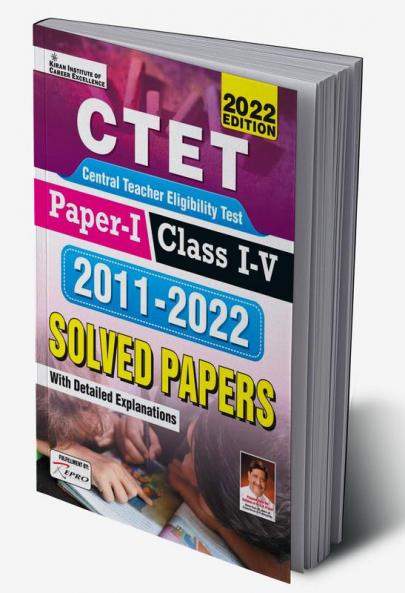 CTET Paper-1 Class 1 to 5 - 2011- 2022 Solved Papers