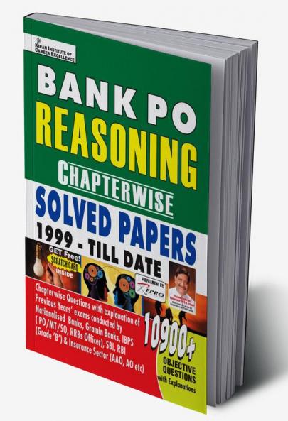 Bank PO Reasoning Chapterwise Solved Paper 2022 Edition