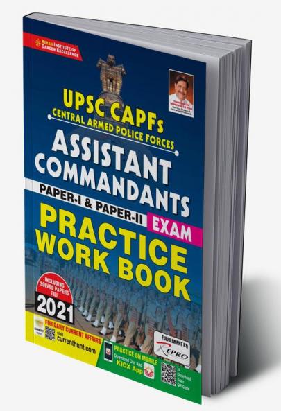 UPSC CAPFs ASSISTANT COMMANDANTS PAPER I & II EXAM PRACTICE WORK BOOK Including Solved Papers Till 2021