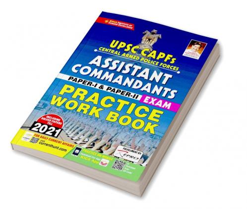 UPSC CAPFs ASSISTANT COMMANDANTS PAPER I & II EXAM PRACTICE WORK BOOK Including Solved Papers Till 2021