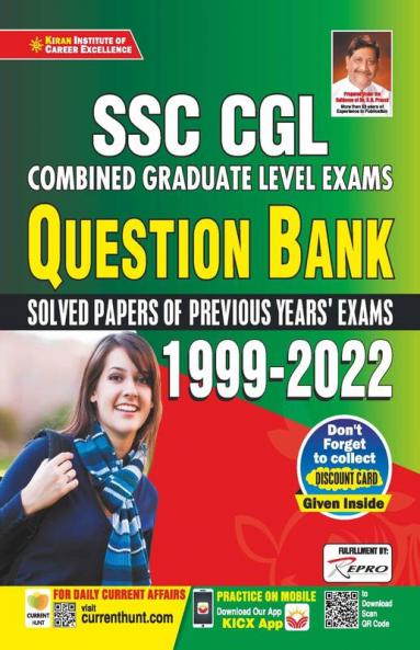 SSC CGL Question Bank Solved Papers Of Previous Years'  Exams 1999- 2022