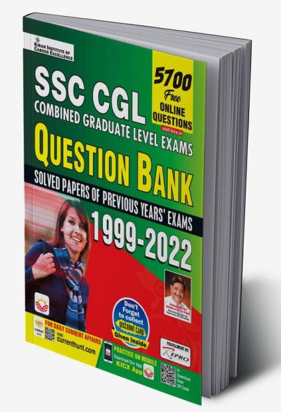 SSC CGL Question Bank Solved Papers Of Previous Years'  Exams 1999- 2022