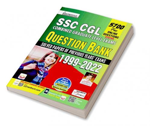 SSC CGL Question Bank Solved Papers Of Previous Years'  Exams 1999- 2022
