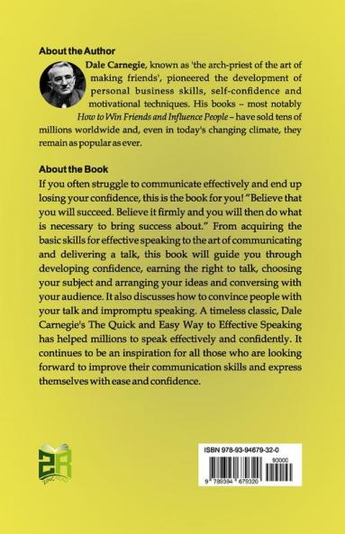 The Quick and Easy Way to Effective Speaking