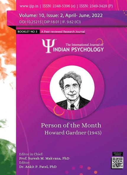 THE INTERNATIONAL JOURNAL OF INDIAN PSYCHOLOGY (VOLUME 10 ISSUE 2) BOOKLET NO 3