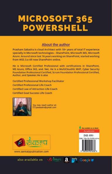 Microsoft 365 Power Shell hand book for Administrators and Beginners and 100 Power Shell Interview Questions