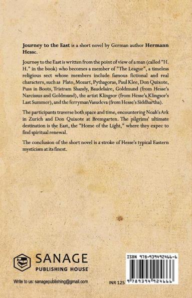 The Journey To The East