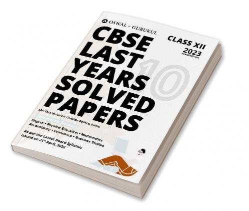 Oswal - Gurukul Last Years 10 Solved Papers Commerce: CBSE Class 12 for Exam 2023