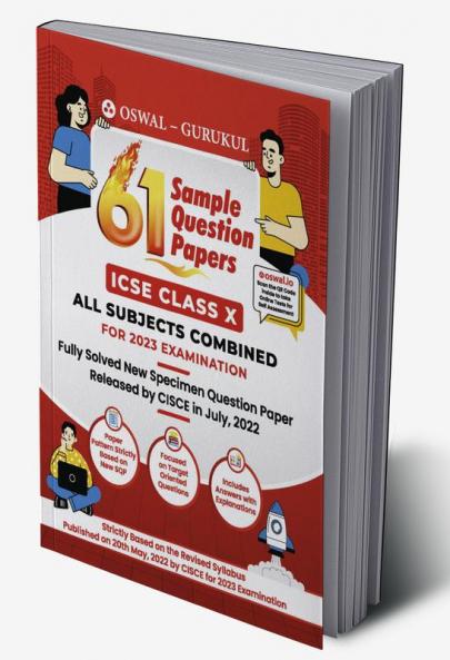 Oswal - Gurukul 61 Sample Question Papers : ICSE Class 10 for Exam 2023