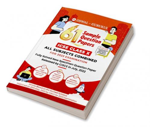 Oswal - Gurukul 61 Sample Question Papers : ICSE Class 10 for Exam 2023