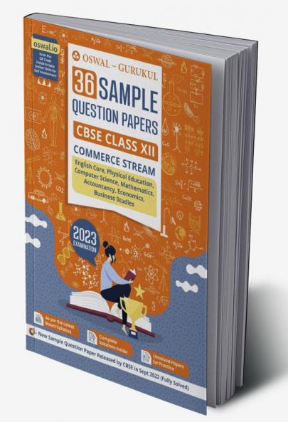 Oswal - Gurukul 36 Sample Question Papers Commerce Stream : CBSE Class 12 Exam 2023