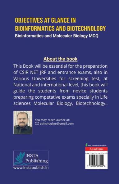Objectives at Glance in Bioinformatics and Biotechnology