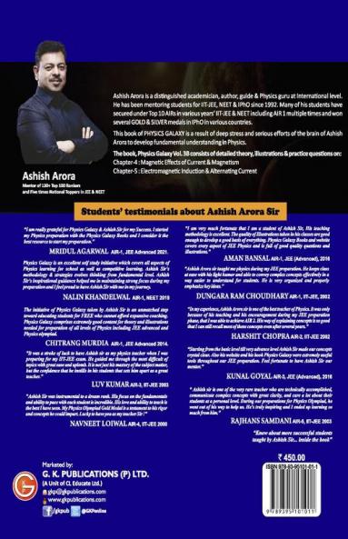 Physics Galaxy : Vol.3B - Magnetism EMI & Alternating Current 3rd edition by Ashish Arora
