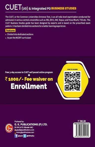 CUET 2022 Business Studies