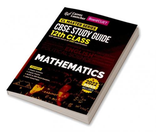 Board plus CUET 2023 CL Master Series - CBSE Study Guide - Class 12 - Mathematics