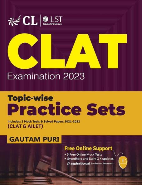 CLAT 2022 : Topic-Wise Practice Sets by GKP