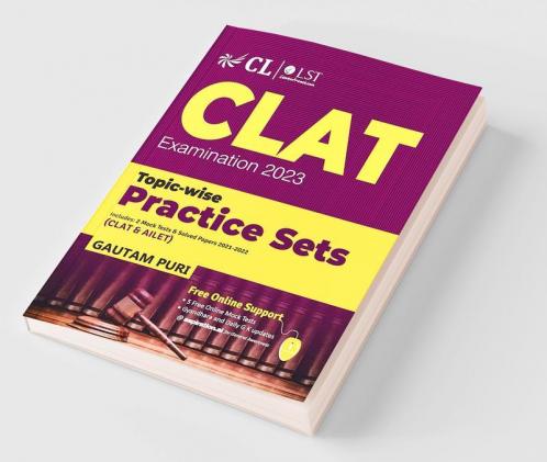 CLAT 2022 : Topic-Wise Practice Sets by GKP