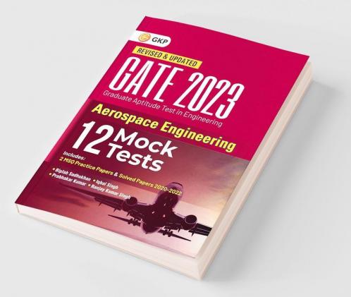 GATE 2023 : Aerospace Engineering - 12 Mock Tests