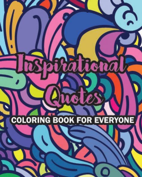 inspirational Quotes coloring book for everyone