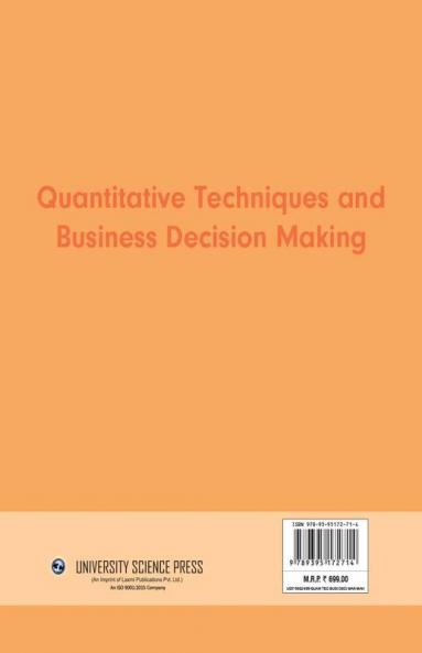 Quantitative Techniques and Business Decision Making