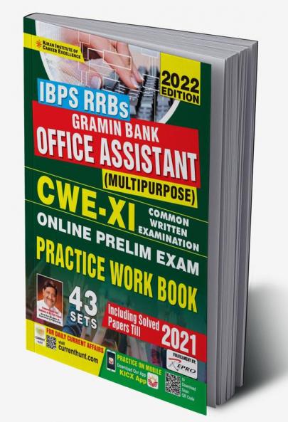 IBPS RRBs Gramin Bank Office Assistant Multipurpose CWE XI Online Prelim Exam- PWB (43-sets)