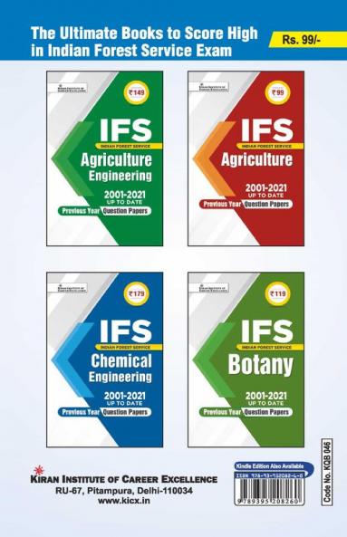 IFS Animal Husbandry & Veterinary Science 2001 to 2021 Up To Date Previous Years Question Papers