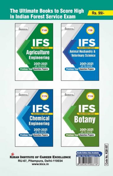 IFS Zoology 2001 to 2021 up to date Previous Years Question Papers