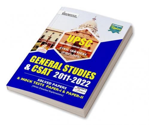 UPSC Civil Services Prelim GS & CSAT (2011-2022) Solved Papers & Mock tests Paper- I & Papers- II