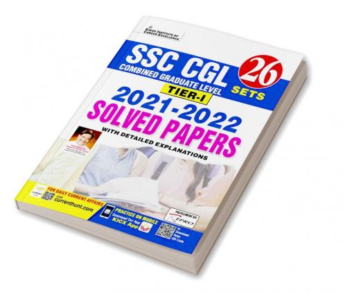 SSC CGL TIER-I 2021 to 2022 Solved Papers With Detailed Explanations (26 SETS)