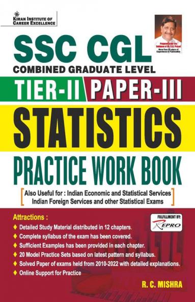 SSC CGL Tier-II Paper-III Statistics Practice Work Book