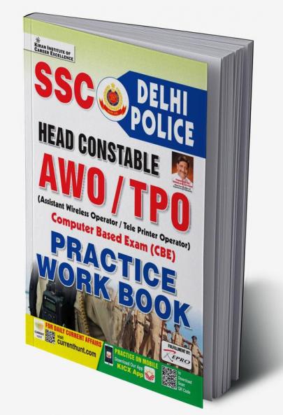SSC Delhi Police Head Constable AWO/ TPO Computer Based Exam (CBE) Practice Work Book