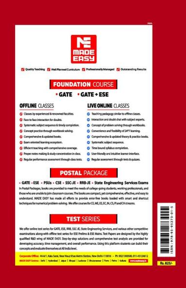 ESE 2023 Mains Examination Electronics and Telecommunication Engineering Conventional Paper I