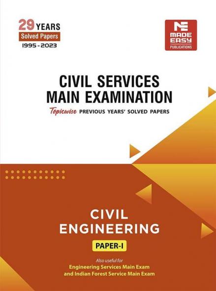 Cse Mains Previous Years Solved Papers : Civil Engineering : Paper I