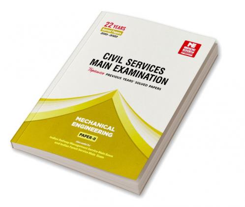 CSE Mains Solved Papers Mechanical Engineering Paper II (2001-2022)